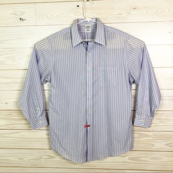 Brooks Brothers Men Button Down Dress Shirt - Picture 1 of 4